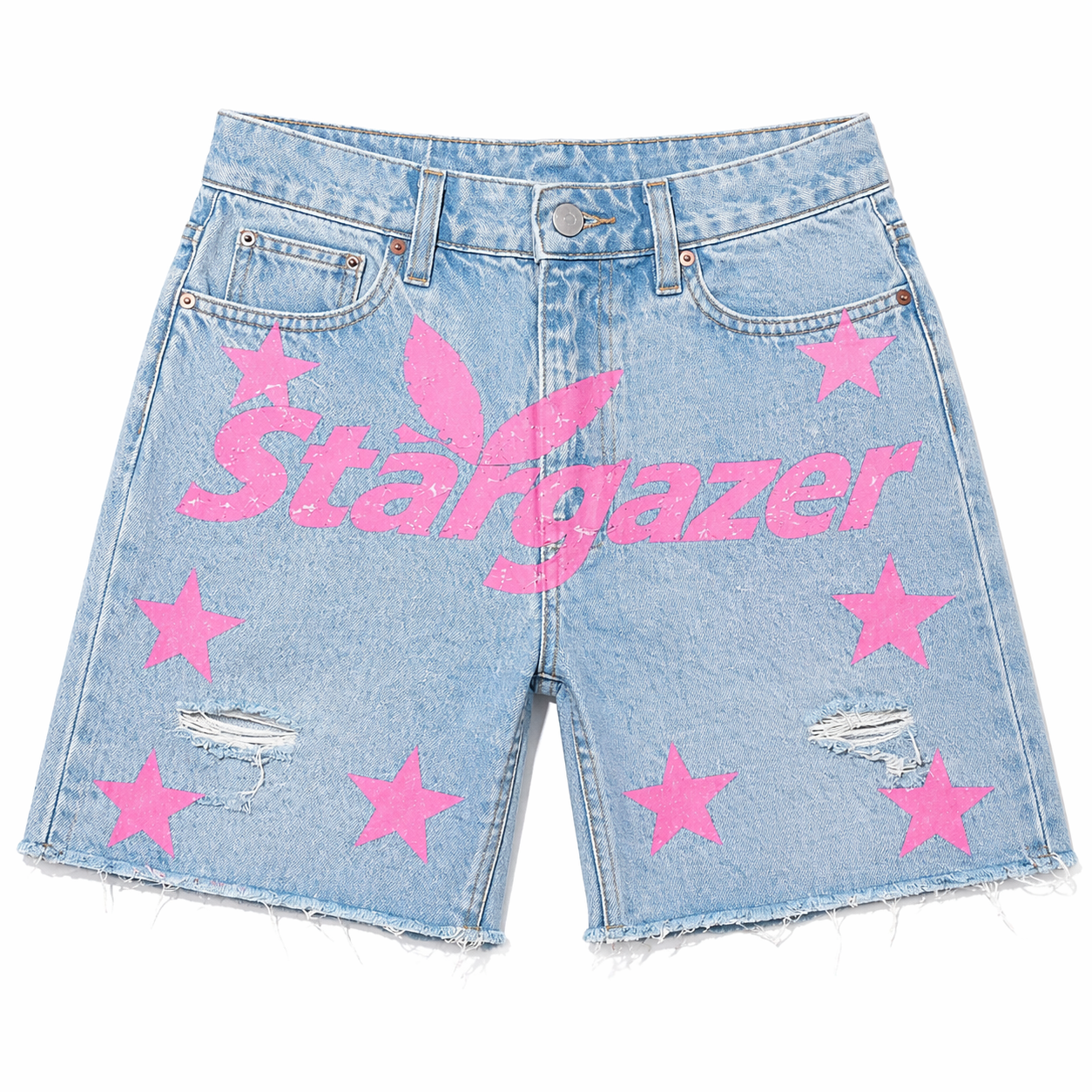 Women’s “5 STAR” Denim Shorts