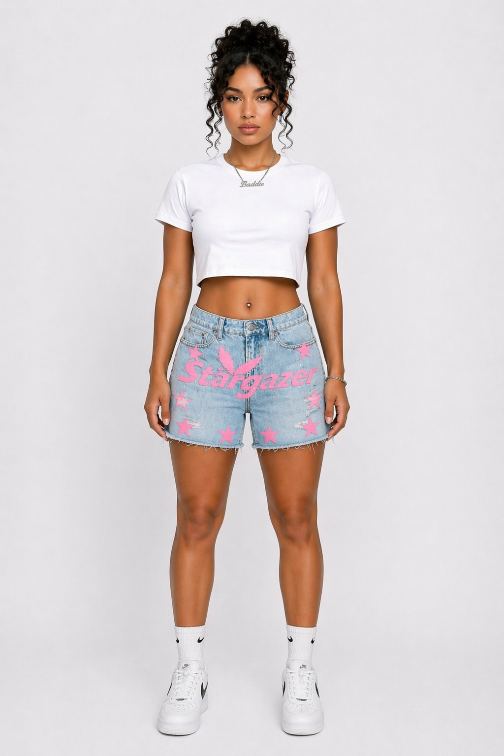 Women’s “5 STAR” Denim Shorts
