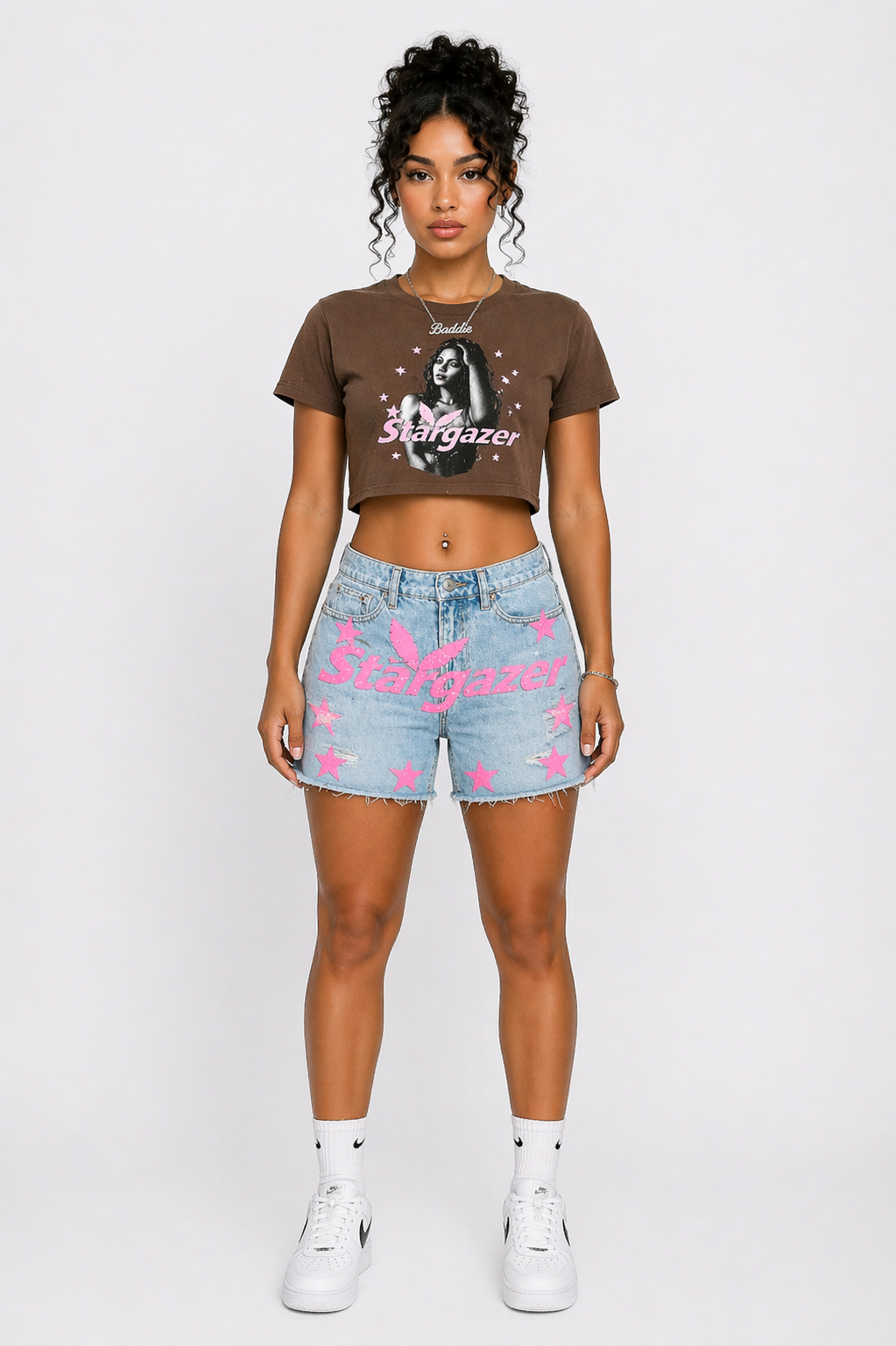 Women’s “5 STAR” Denim Shorts