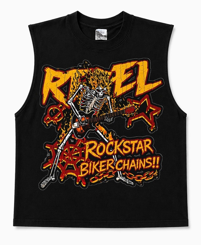 Men’s “Rockstar Biker Chains” Tank Top