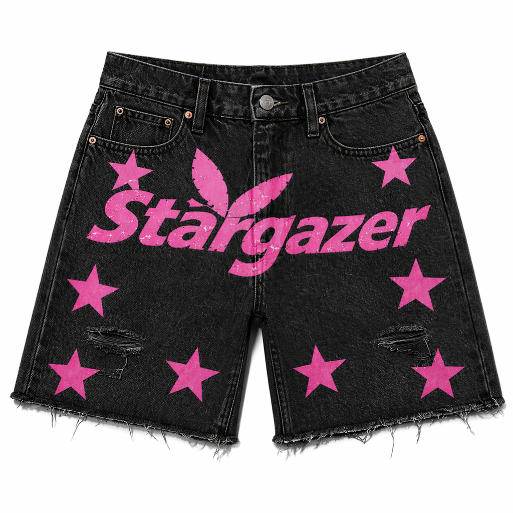 Women’s “5 STAR” Denim Shorts