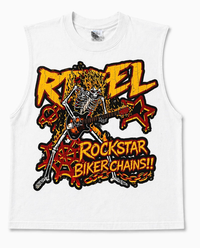 Men’s “Rockstar Biker Chains” Tank Top
